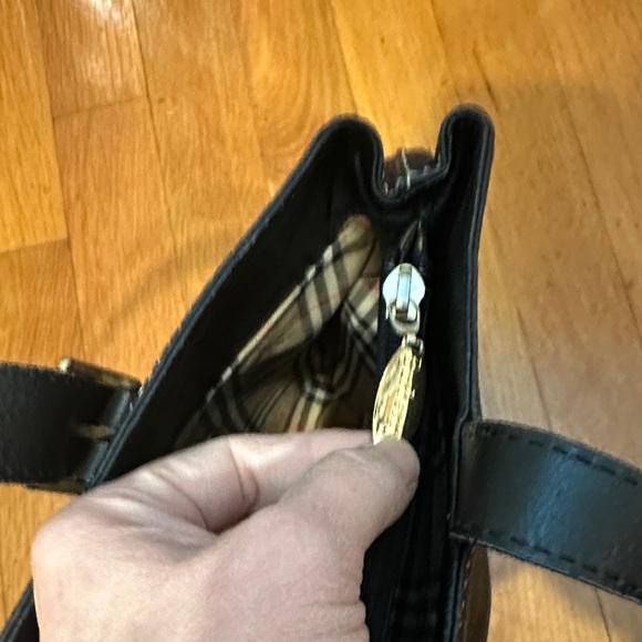 Burberry Black Leather Satchel - Picture 8 of 16